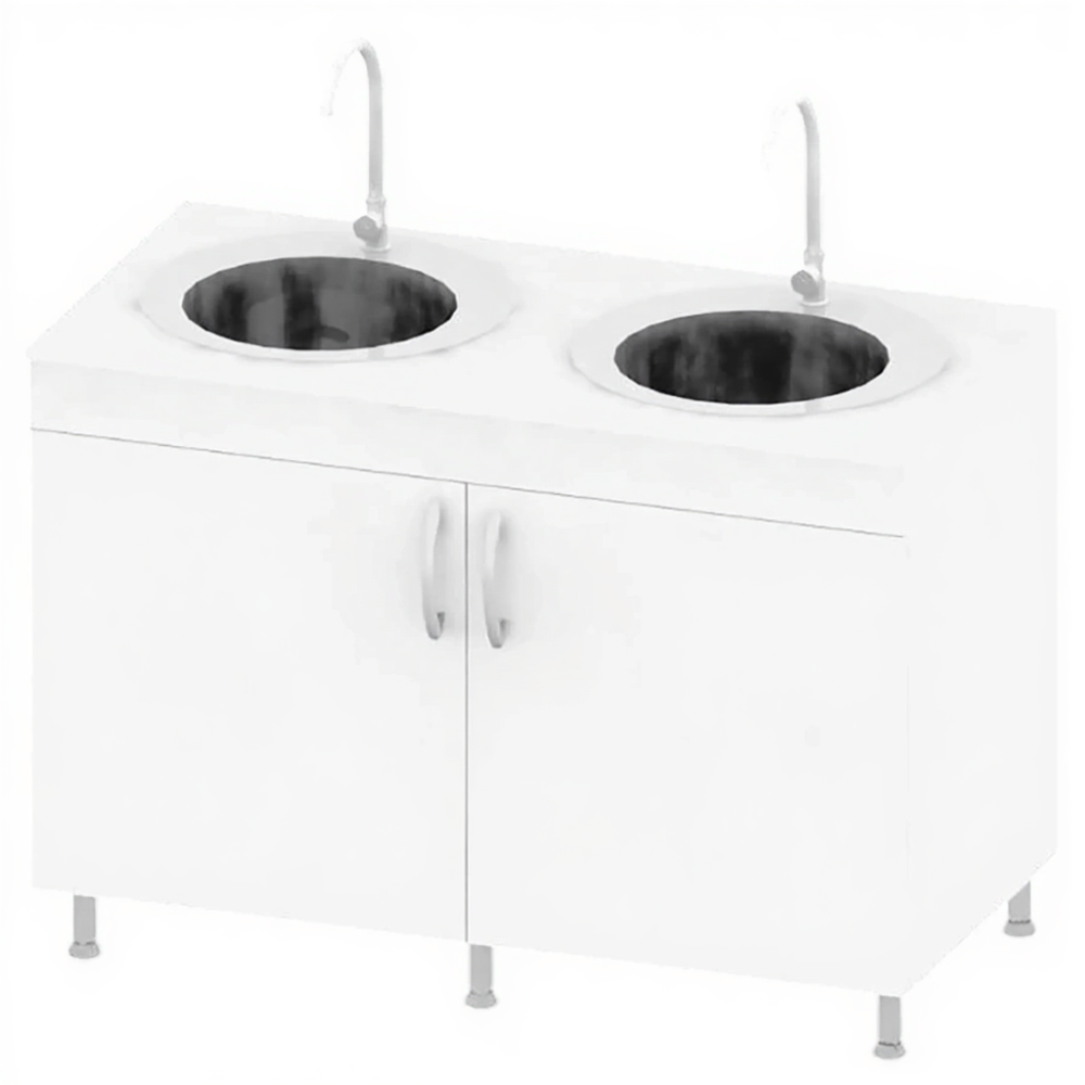 Мойка лабораторная двойная ПР-ТР-82-4