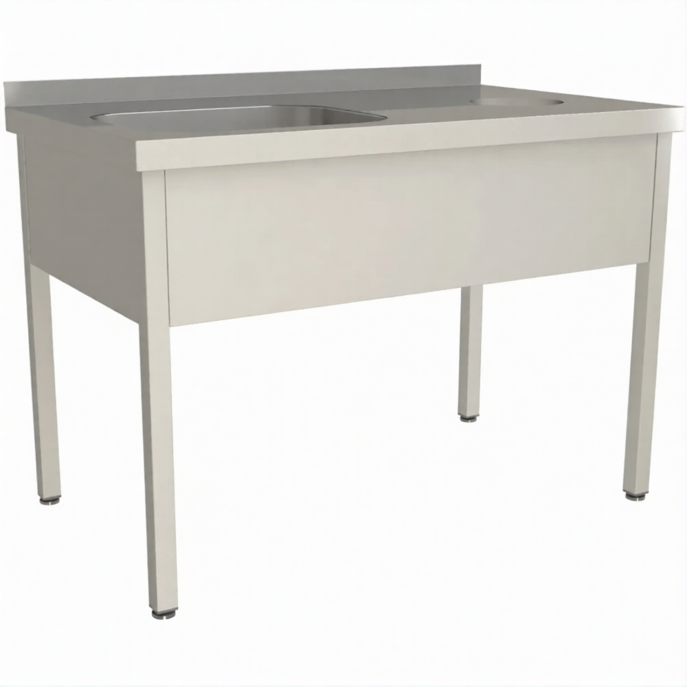 Стол для сбора пищевых отходов с ванной СПОВЦ/1-14/7-БО-Л