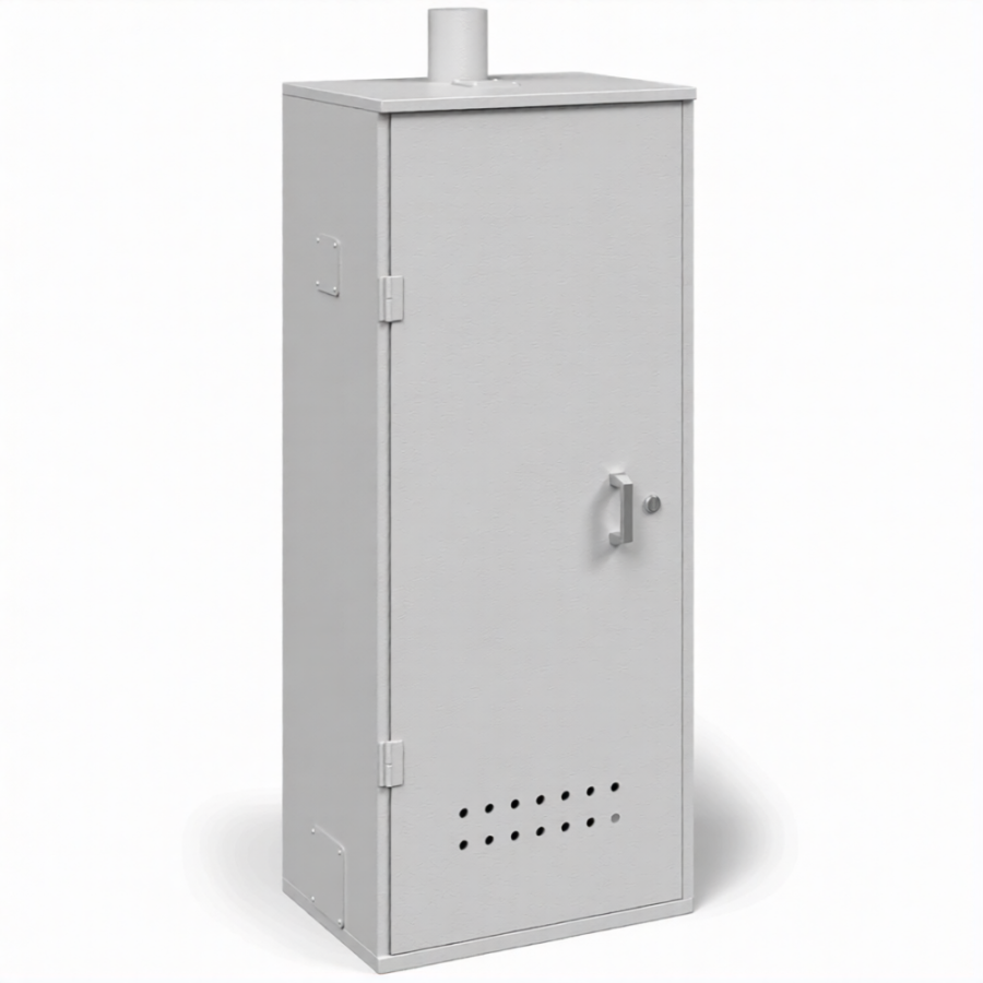 Шкаф с патрубком для баллона 50 литров, сварной, усиленный - 1.2 мм