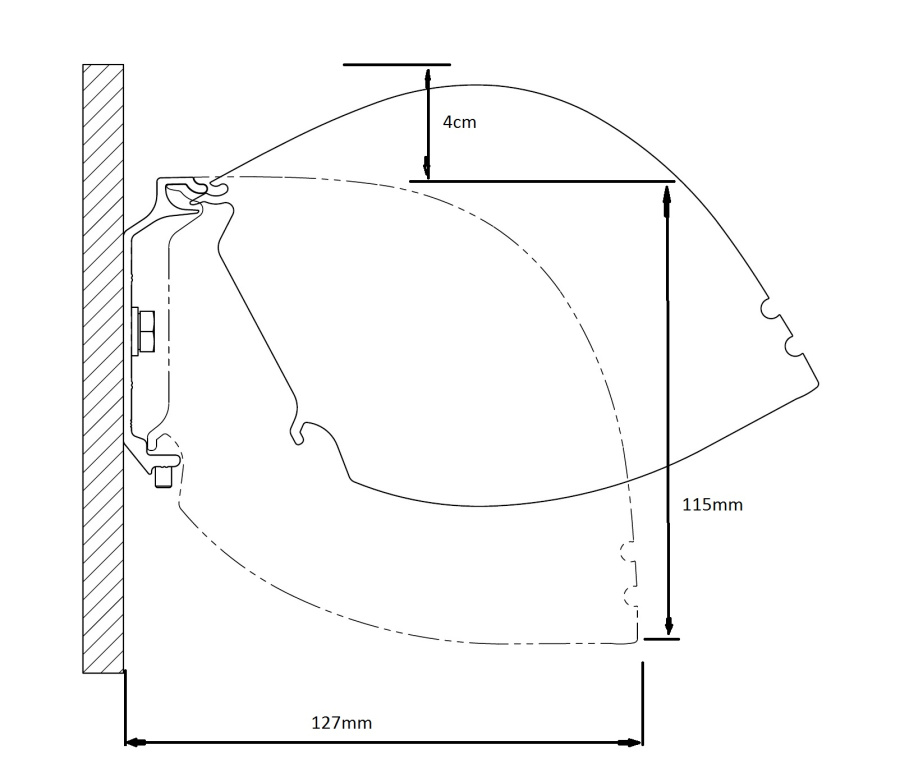 Kauber Red Label Tensioned BT Cinema 95" 16:9 118x210 дроп 60 см. Clear Vision