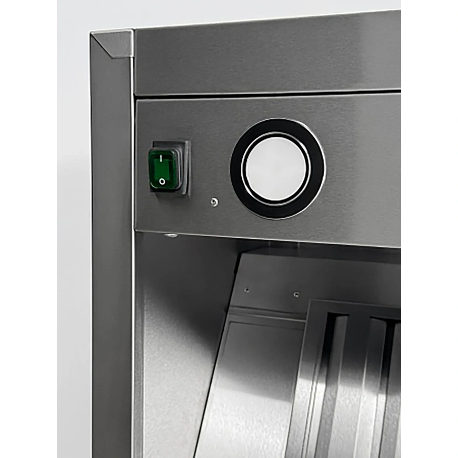 Зонт вытяжной пристенный с подсветкой ЗВПКП-09/14