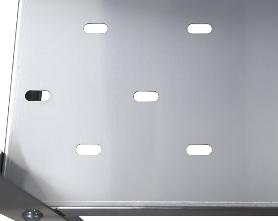 Стеллаж кухонный с перфорированными полками Luxstahl СРП-1800*800*300