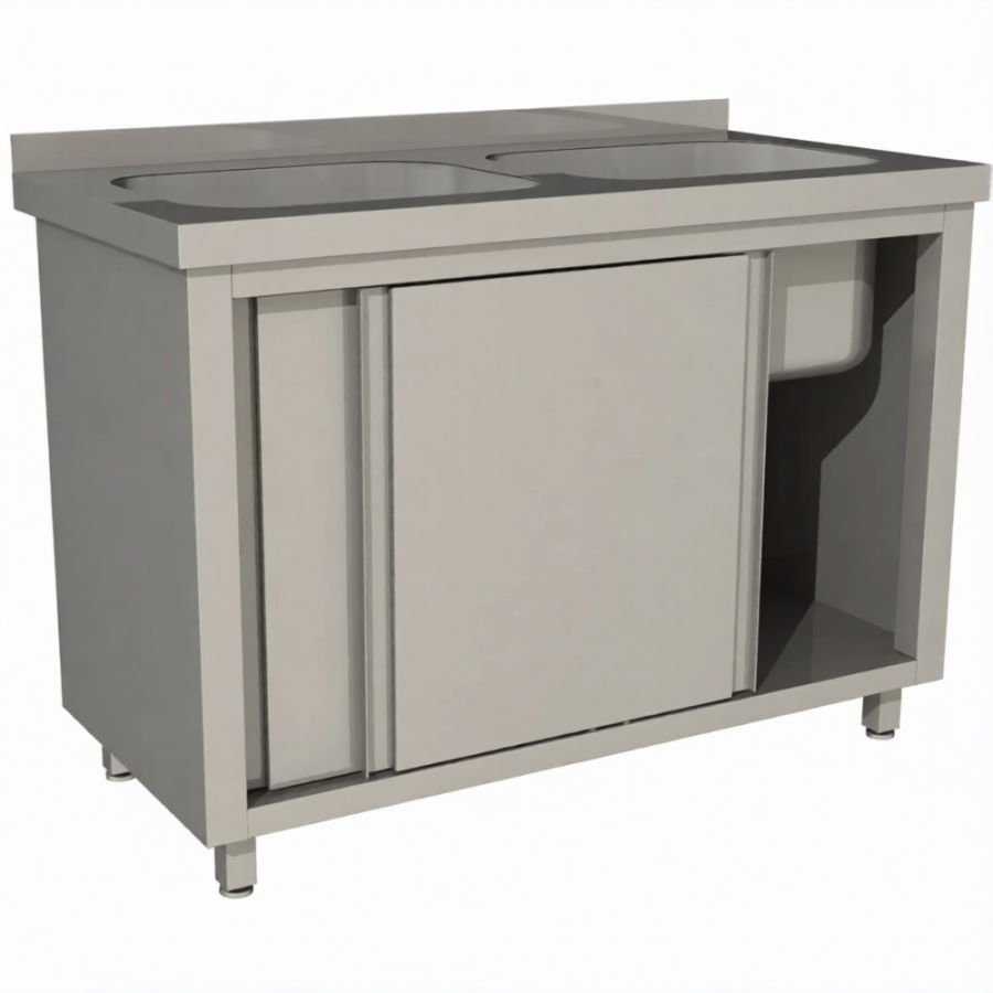 Стол производственный купе СПЗК2М-15/7-БЛ