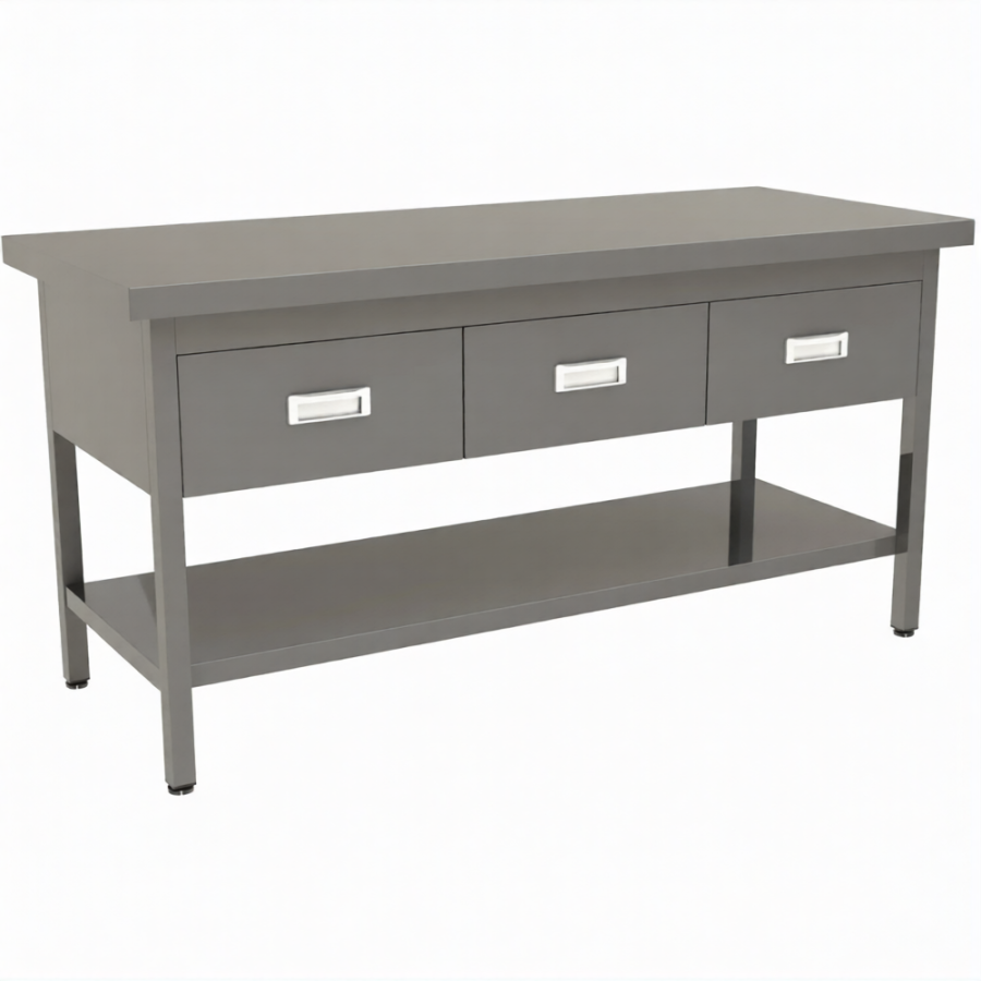 Стол производственный с выдвижными ящиками СПЯ-17/7-П