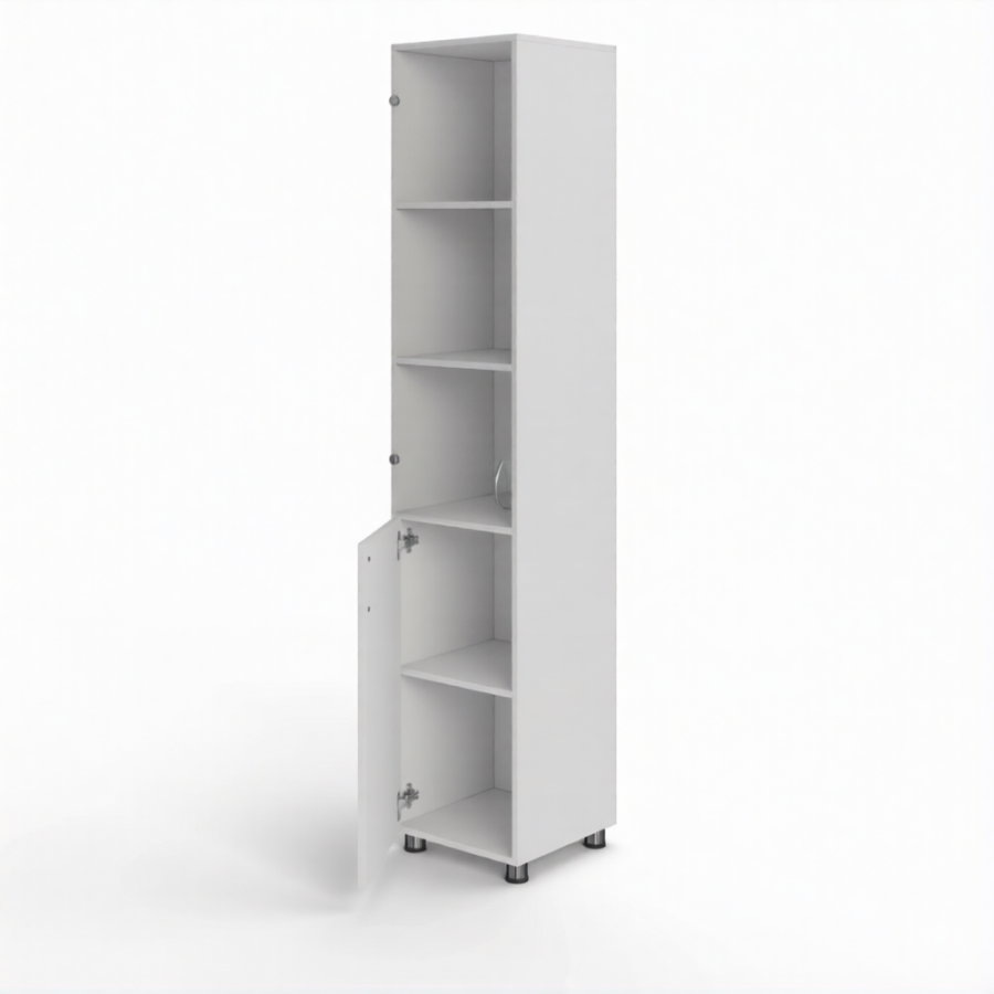 Шкаф для документов П-24.1 (ЛДСП белый)