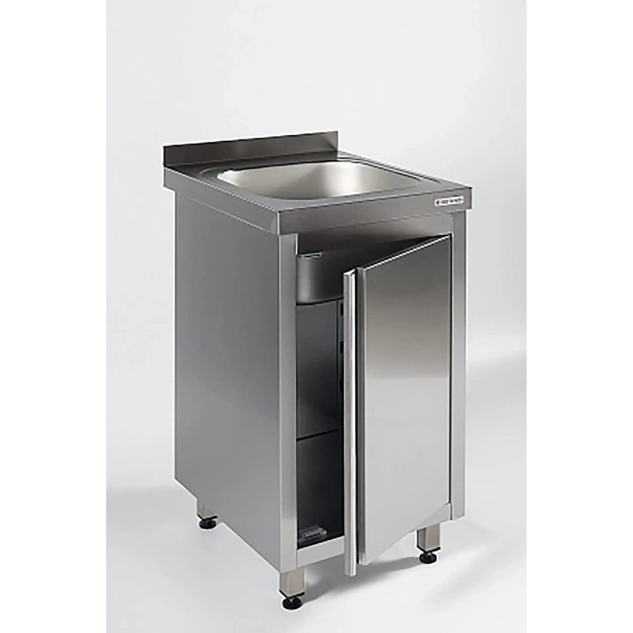 Ванна моечная односекционная цельнотянутая с бортом закрытая ВМЦЗ-1/6/7-Б