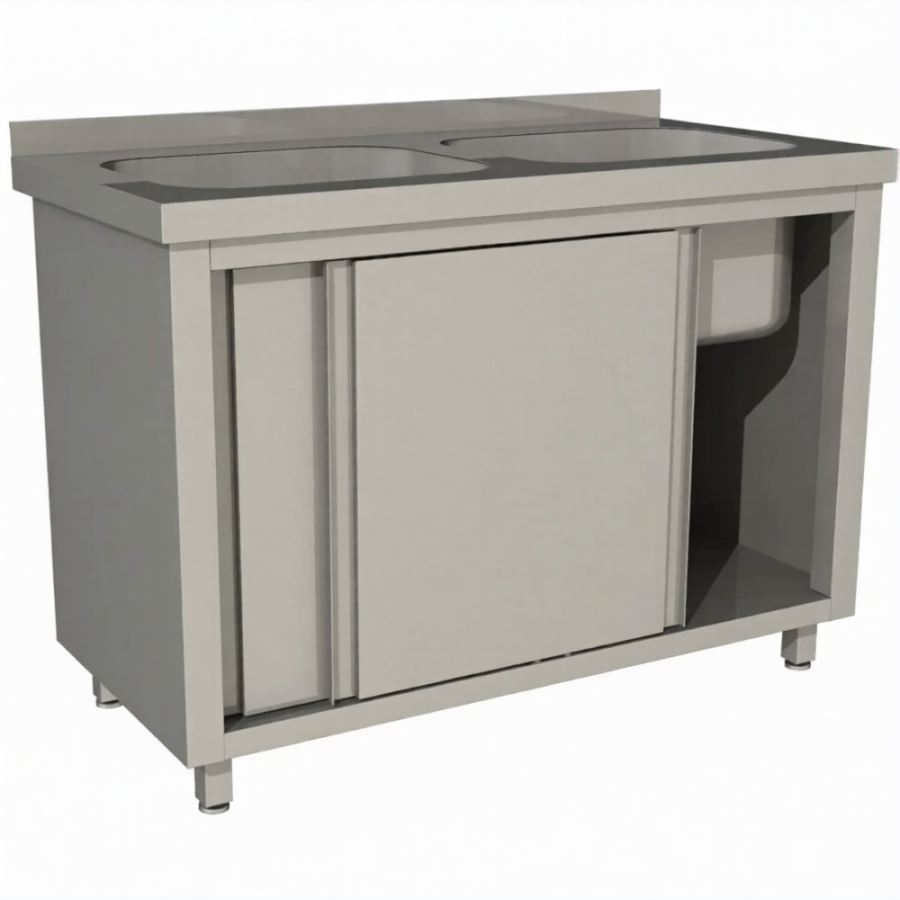 Стол производственный купе СПЗК2М-15/7-БЛ