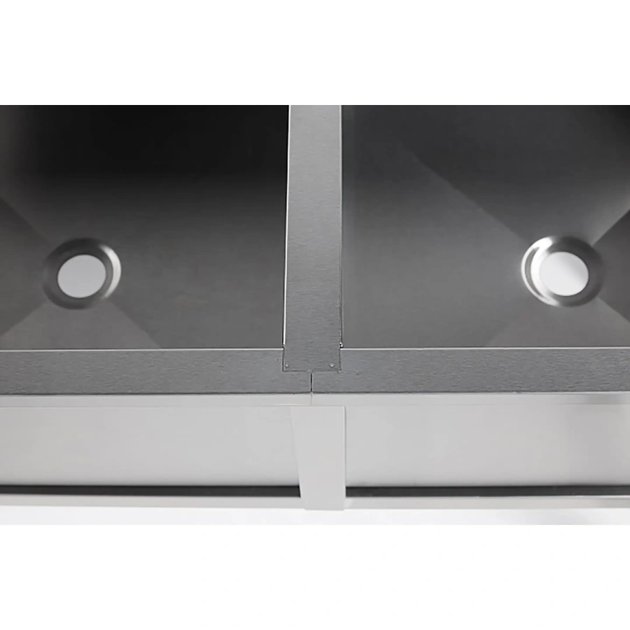 Ванна моечная трехсекционная с бортом ВМС-3/7-Б-ЭН