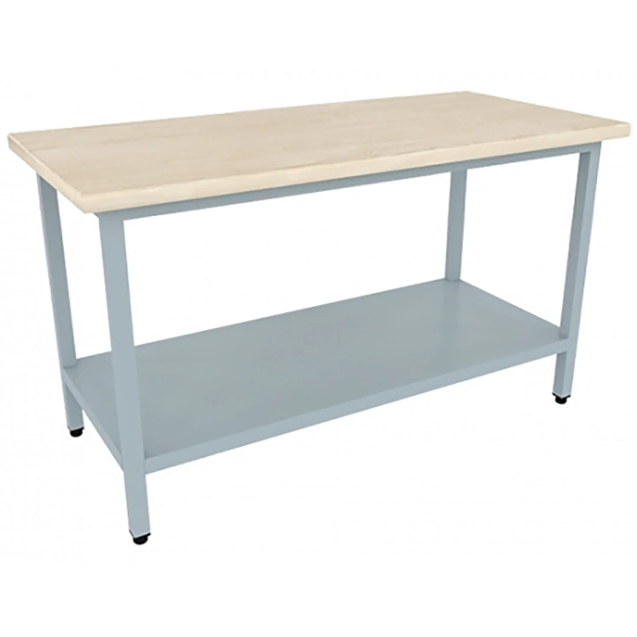 Стол кондитерский СРОк-12/7 1200х700х870 мм. (столешница дерево - бук, каркас окрашенный)