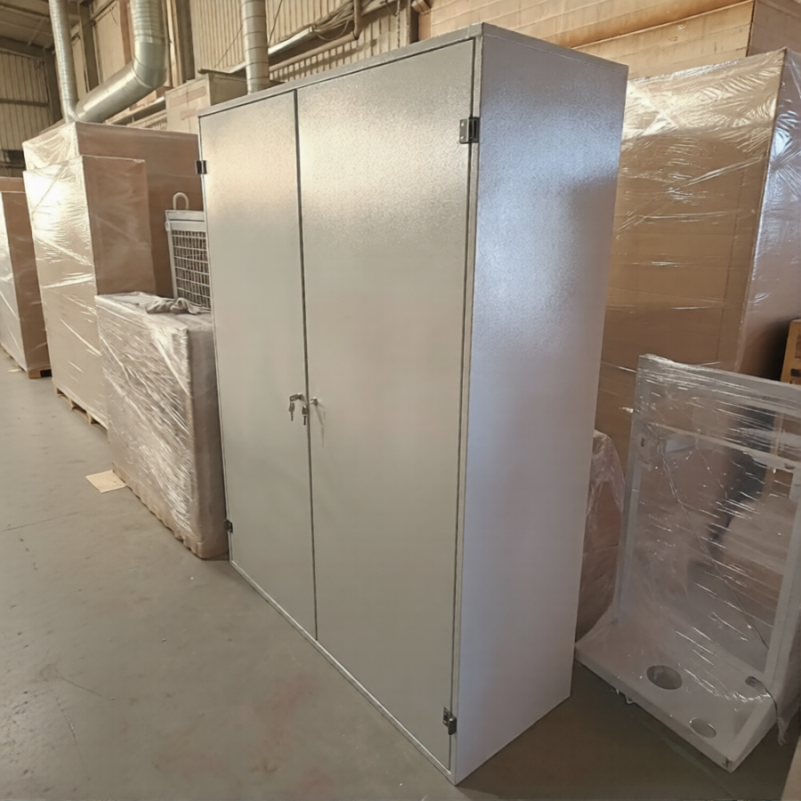 Шкаф усиленный для хранения бронежилетов и касок БРК-3 (1800x1400x500)